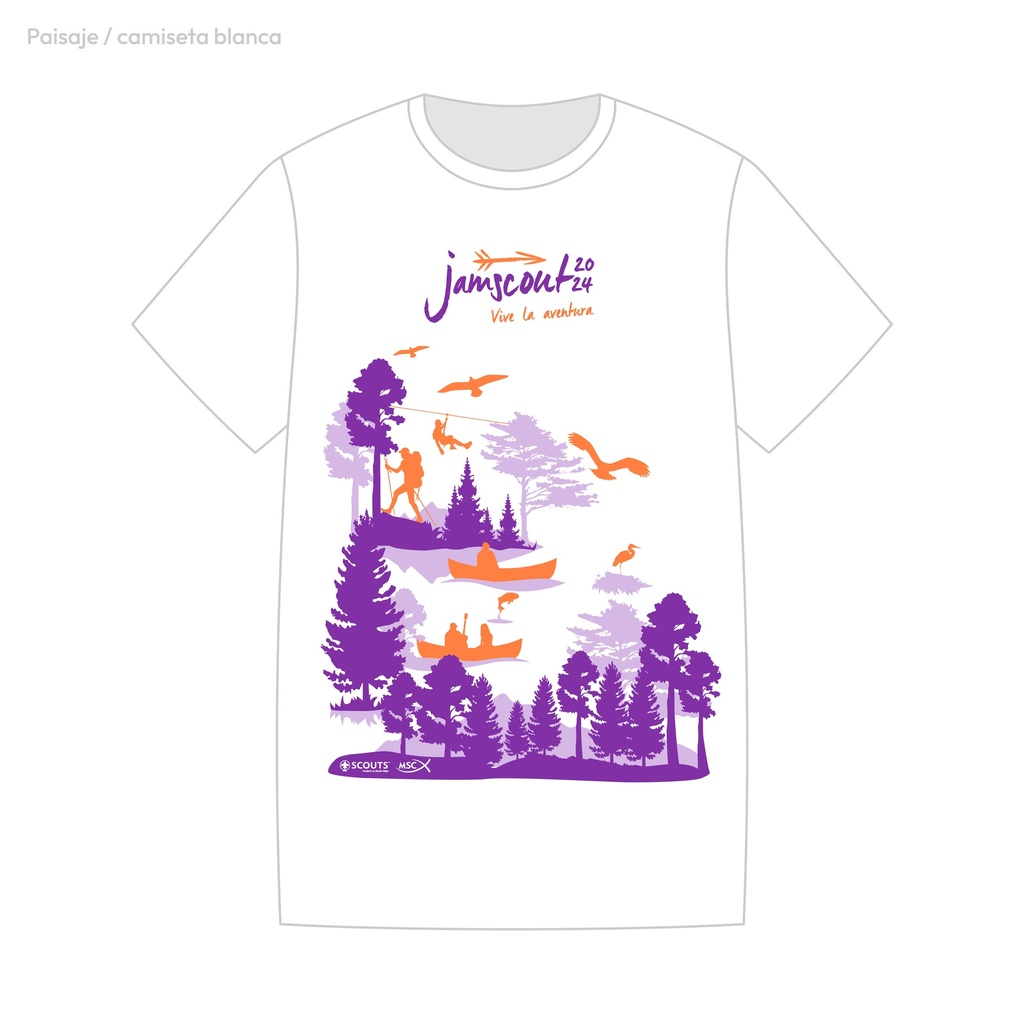 Camiseta Blanca Jamscout (Participante)